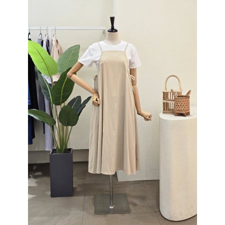 뷔스티에 원피스 데일리 티셔츠 셋업