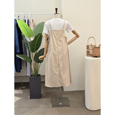 뷔스티에 원피스 데일리 티셔츠 셋업