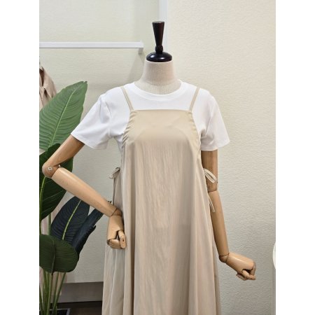 뷔스티에 원피스 데일리 티셔츠 셋업