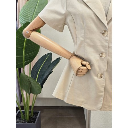 반팔 텐션 싱글 재킷