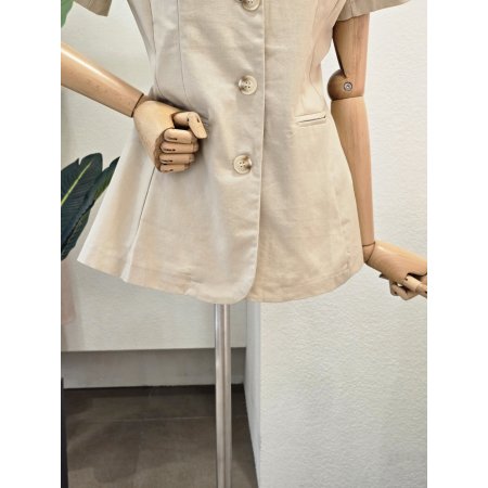 반팔 텐션 싱글 재킷