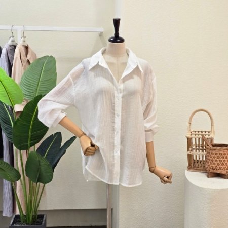 썸머 클래식 무지 셔츠