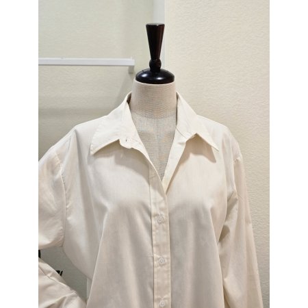 브릭 카라넥 솔리드 셔츠