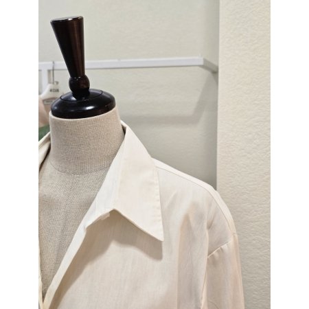 브릭 카라넥 솔리드 셔츠