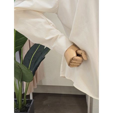 브릭 카라넥 솔리드 셔츠