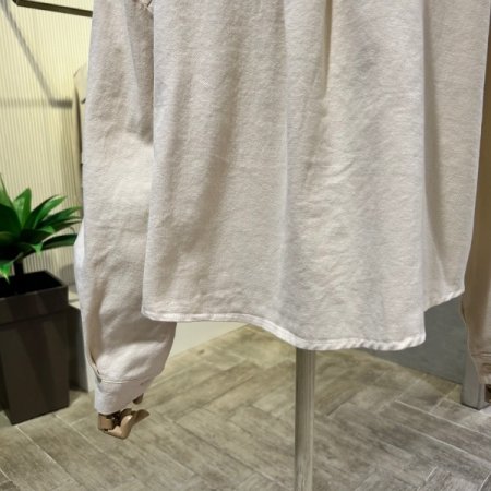 카라 포켓 단추 면 자켓