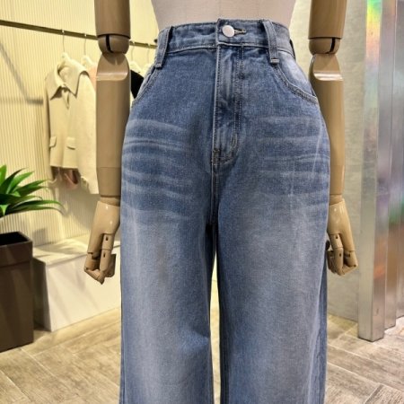 빈티지 워싱 데님 팬츠