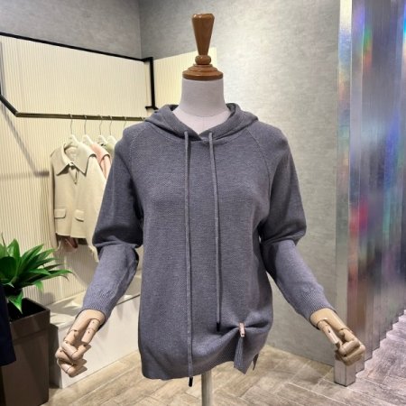 베이직 후드 니트