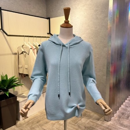 베이직 후드 니트