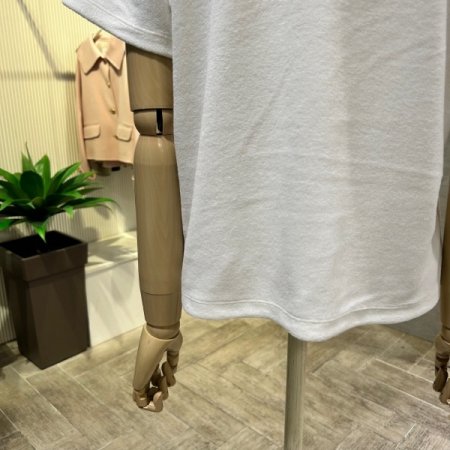 레터링 기모 크롭 티셔츠