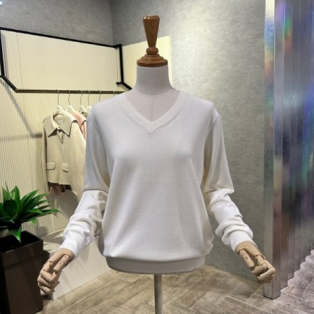 베이직 V넥 니트