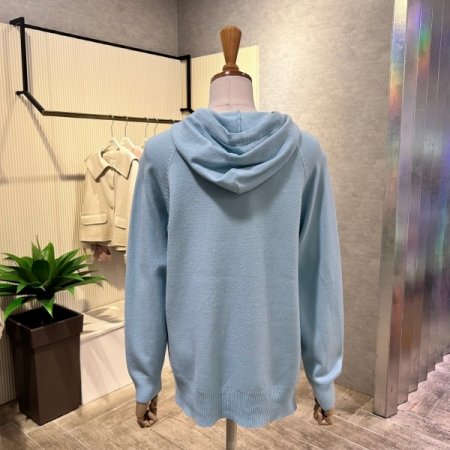 후드 베이직 니트