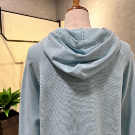 후드 베이직 니트