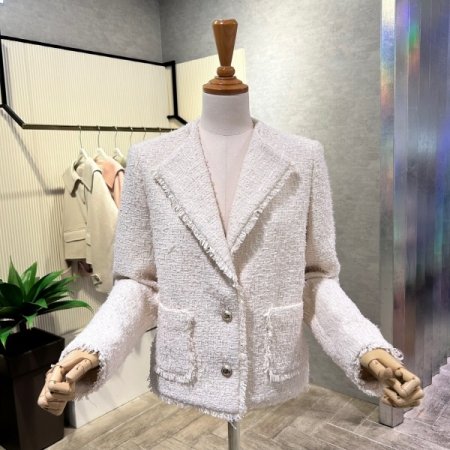트위드 부클 자켓