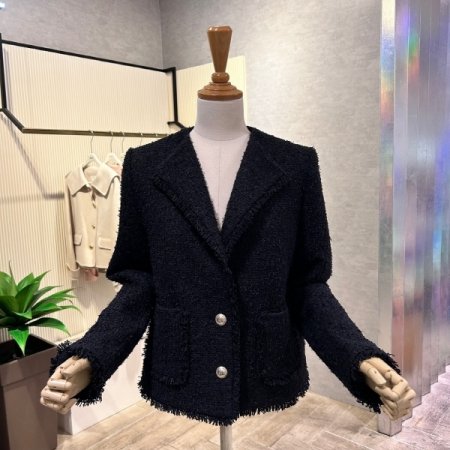 트위드 부클 자켓