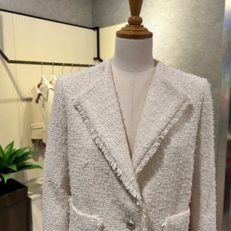 트위드 부클 자켓