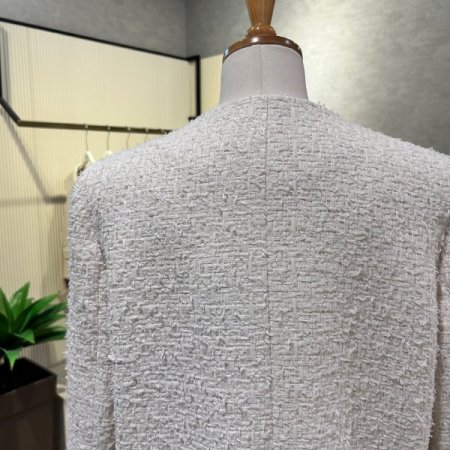 트위드 부클 자켓