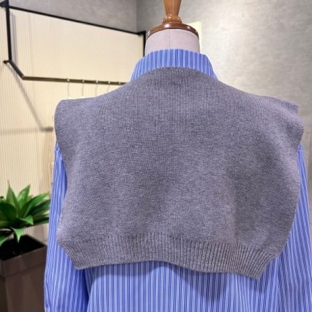 케이프 셋트 언발 카라 셔츠