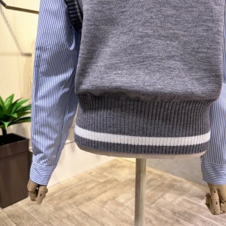 베스트 레이어드 리본 셔츠