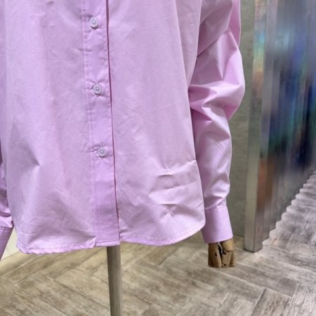 베이직 언발 카라 셔츠