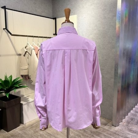 베이직 언발 카라 셔츠