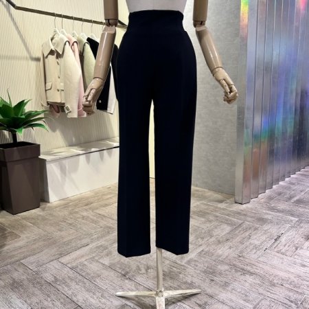 백밴딩 일자 팬츠