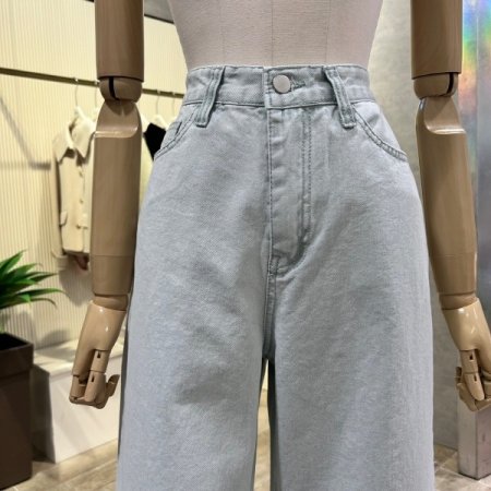 베이직 와이드 면 팬츠