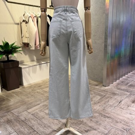 베이직 와이드 면 팬츠