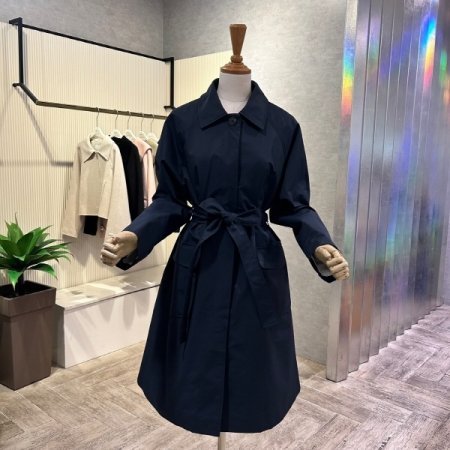 카라 포켓 트렌치 코트