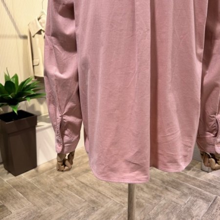 잔 골덴 자수 마크 셔츠