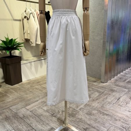 밴딩 카고 롱 스커트