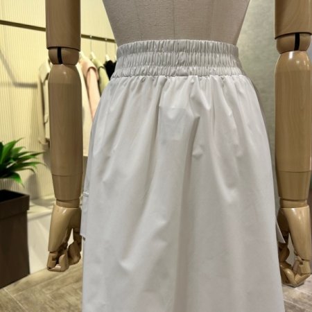 밴딩 카고 롱 스커트