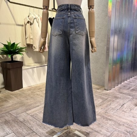 빈티지 와이드 데님 팬츠