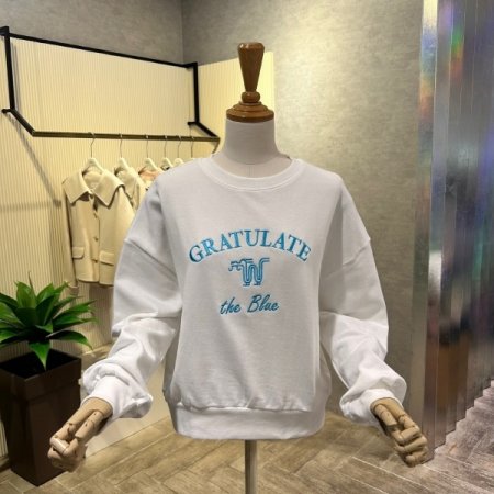 자수 레터링 숏 티셔츠