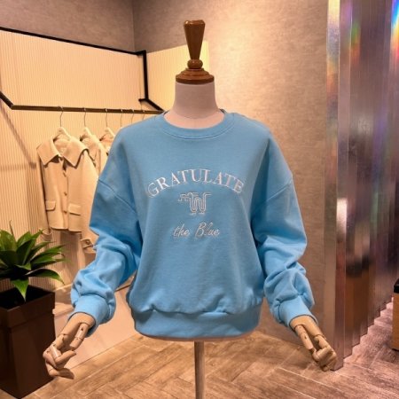 숏 자수 레터링 티셔츠