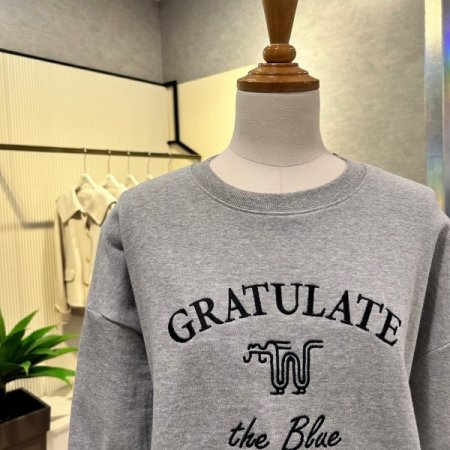 숏 자수 레터링 티셔츠