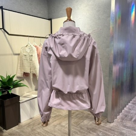 언발 후드 스트링 점퍼