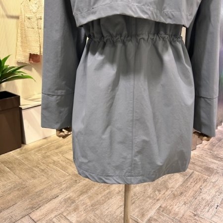 스트링 사파리 후드 점퍼