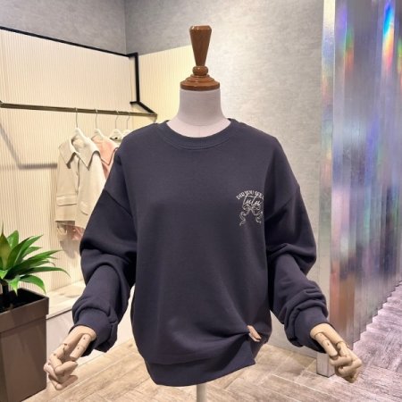 레터링 박시 맨투맨 티셔츠