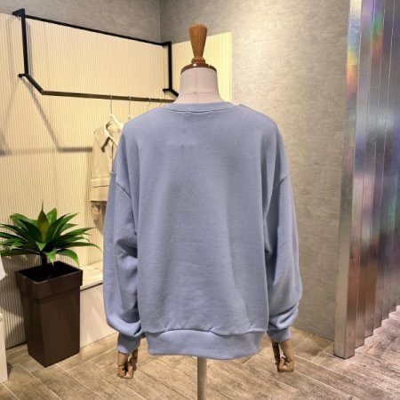 레터링 박시 맨투맨 티셔츠