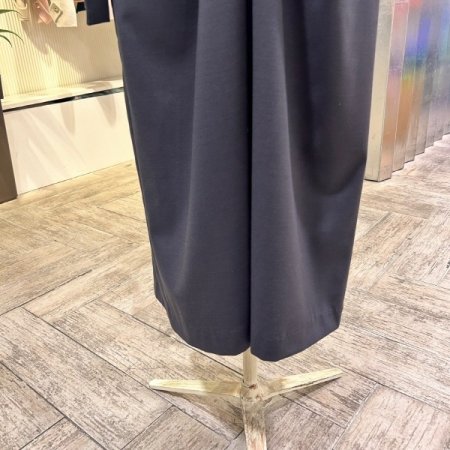 랩 벨티드 롱 스커트