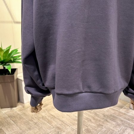 박시 레터링 맨투맨 티셔츠