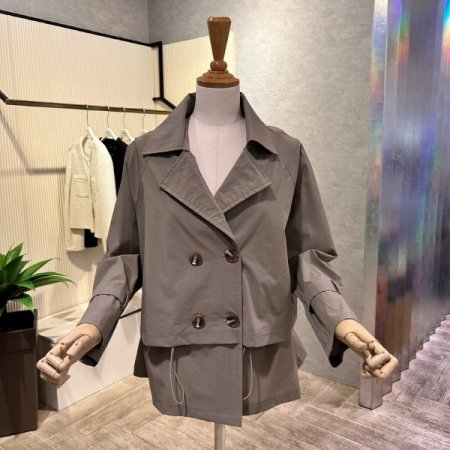 스트링 더블 숏 트렌치