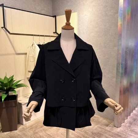 숏 스트링 더블 트렌치