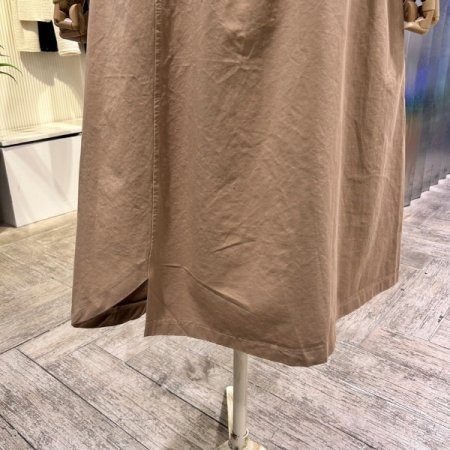 밴딩 사이드 언발 롱 스커트