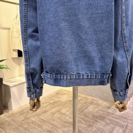 후드 포켓 데님 자켓