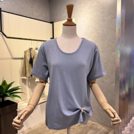 U넥 베이직 티셔츠