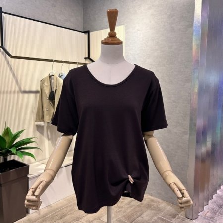 U넥 베이직 티셔츠