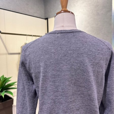 라운드 단추 가디건