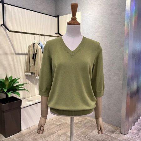 베이직 V넥 니트